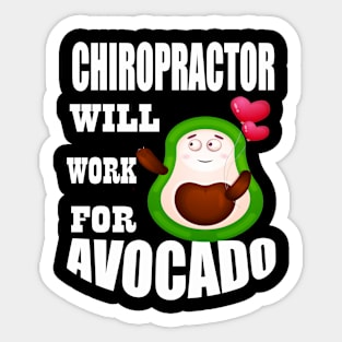 Choreographer Will Work for Avocado Sticker